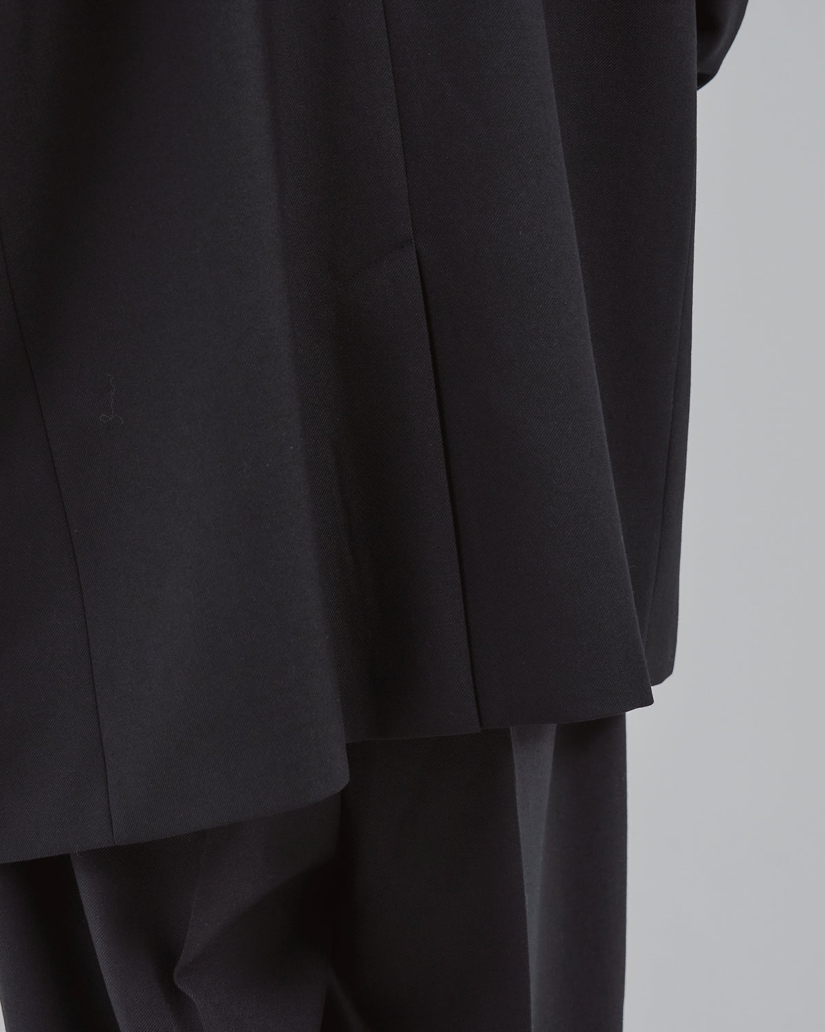 Single-Breasted Tailored Jacket -black-(9)