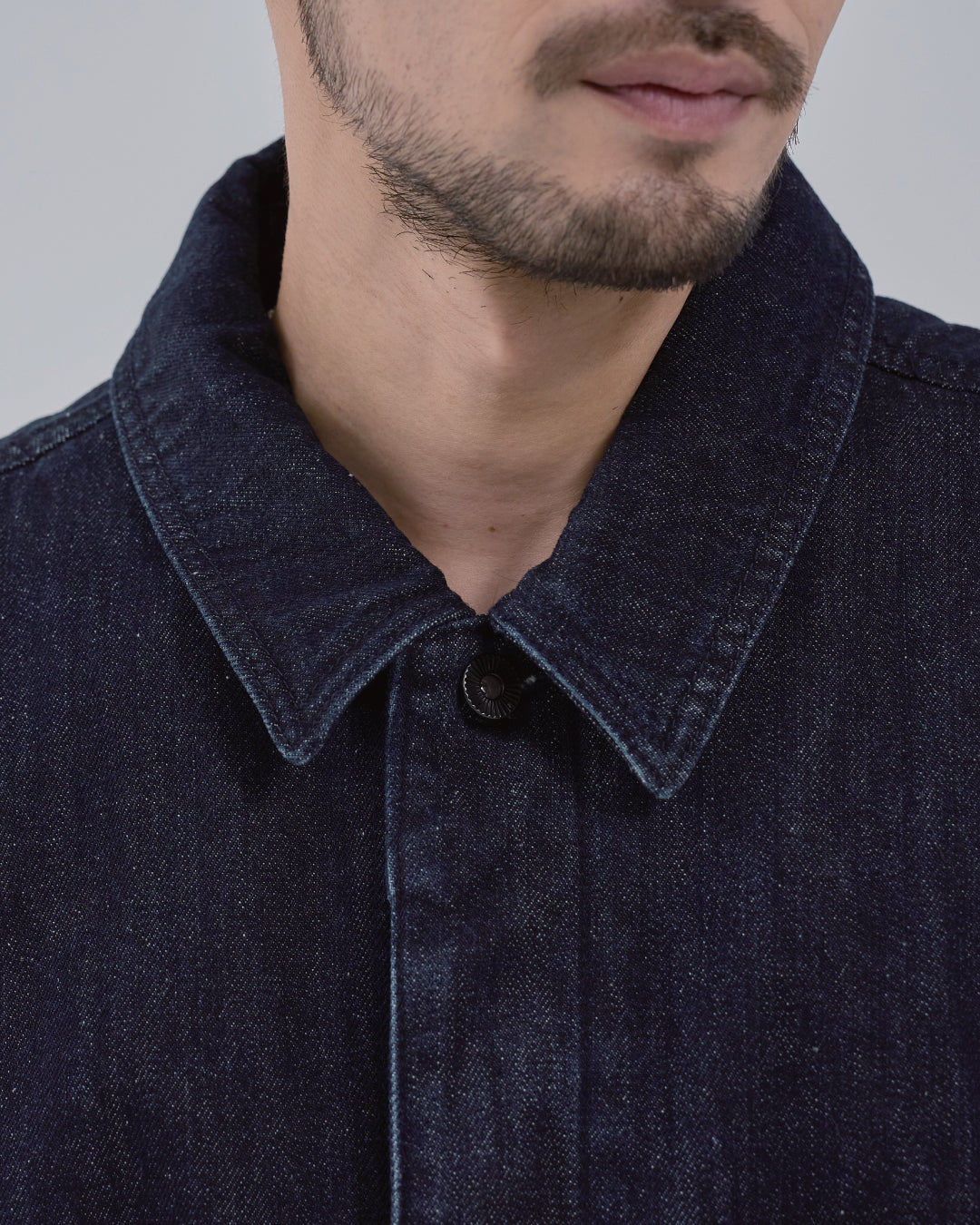 Relaxed Fit Denim Jacket -indigo-
