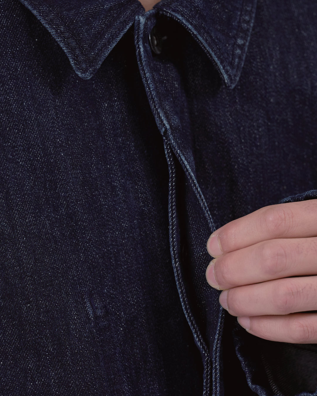 Relaxed Fit Denim Jacket -indigo-