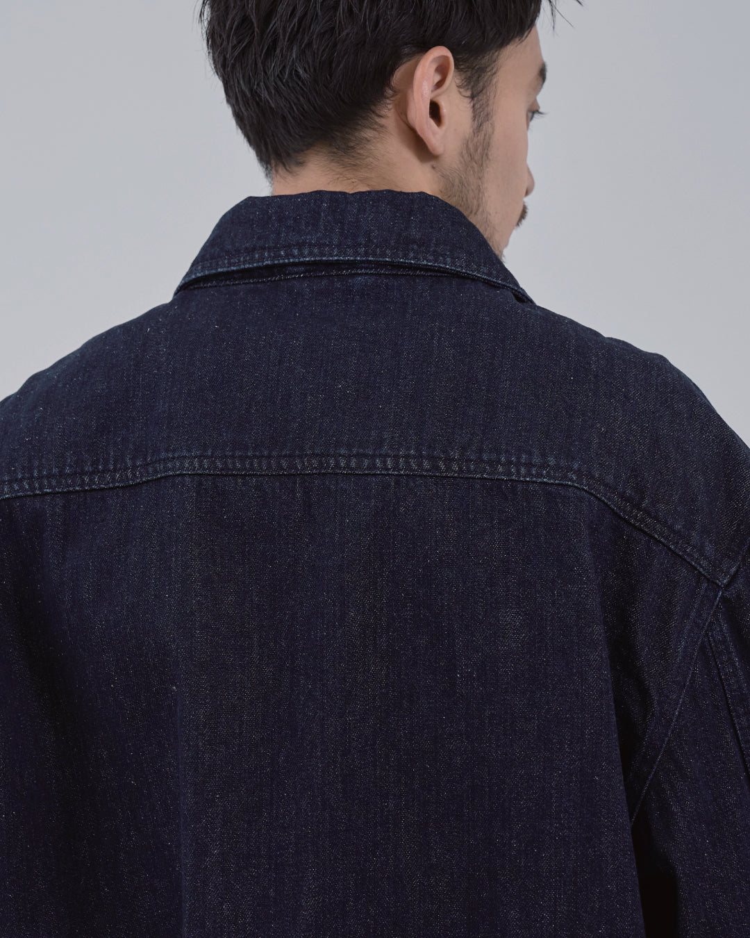 Relaxed Fit Denim Jacket -indigo-