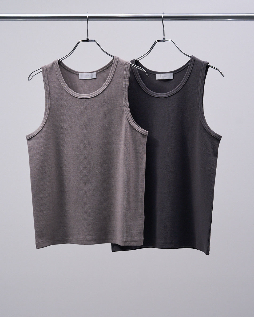 Pack Tank Top -greige×charcoal-
