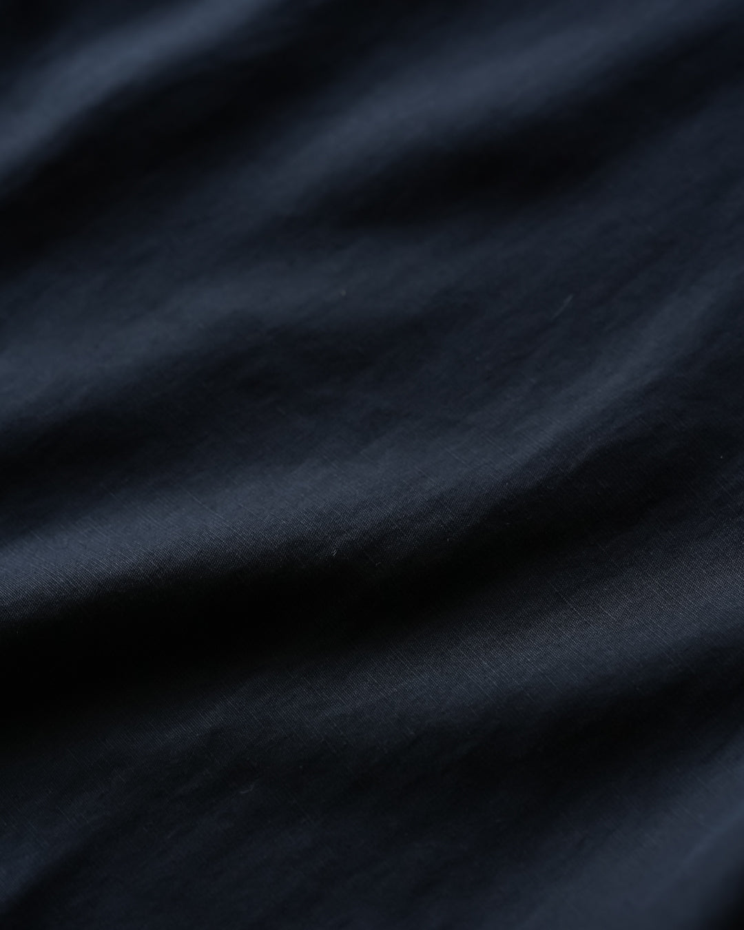 Linen Blend Wide Slacks -black-