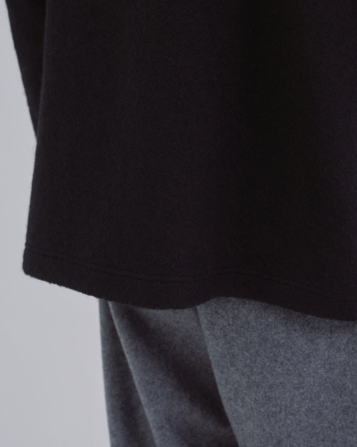 Sliver Knit Jacket -black-