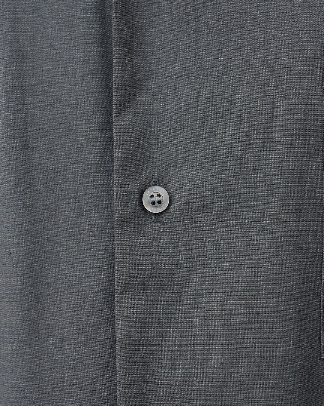 Italian Open-Collar S/S Shirt -charcoal-