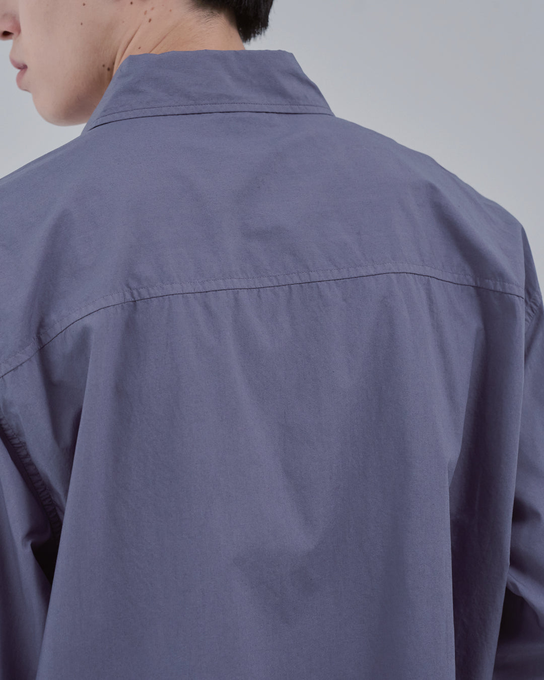 Garment Dyed L/S Shirt -dark purple-