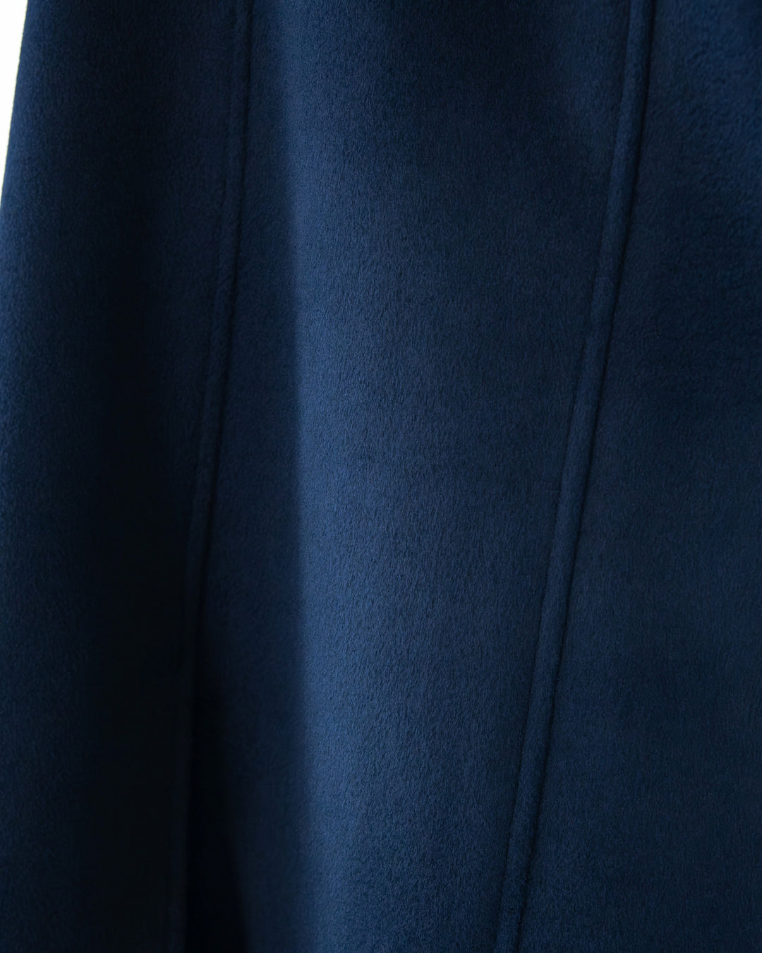 Double Melton Bal Collar Coat -navy-