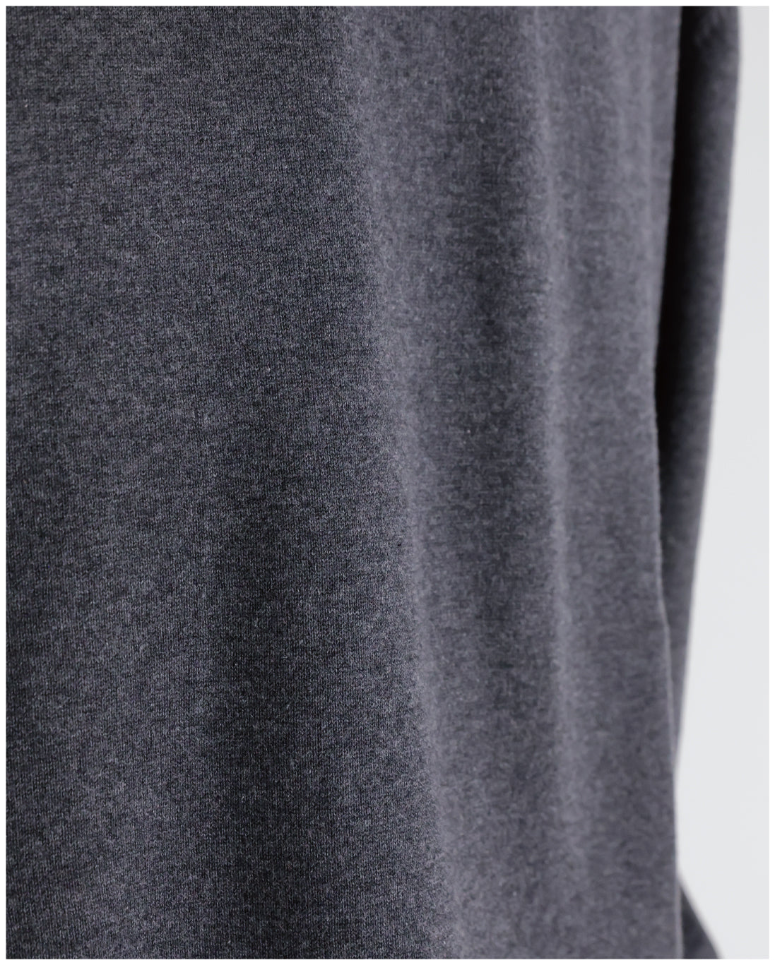 14G Cashmere Mix Crewneck Knit -charcoal-