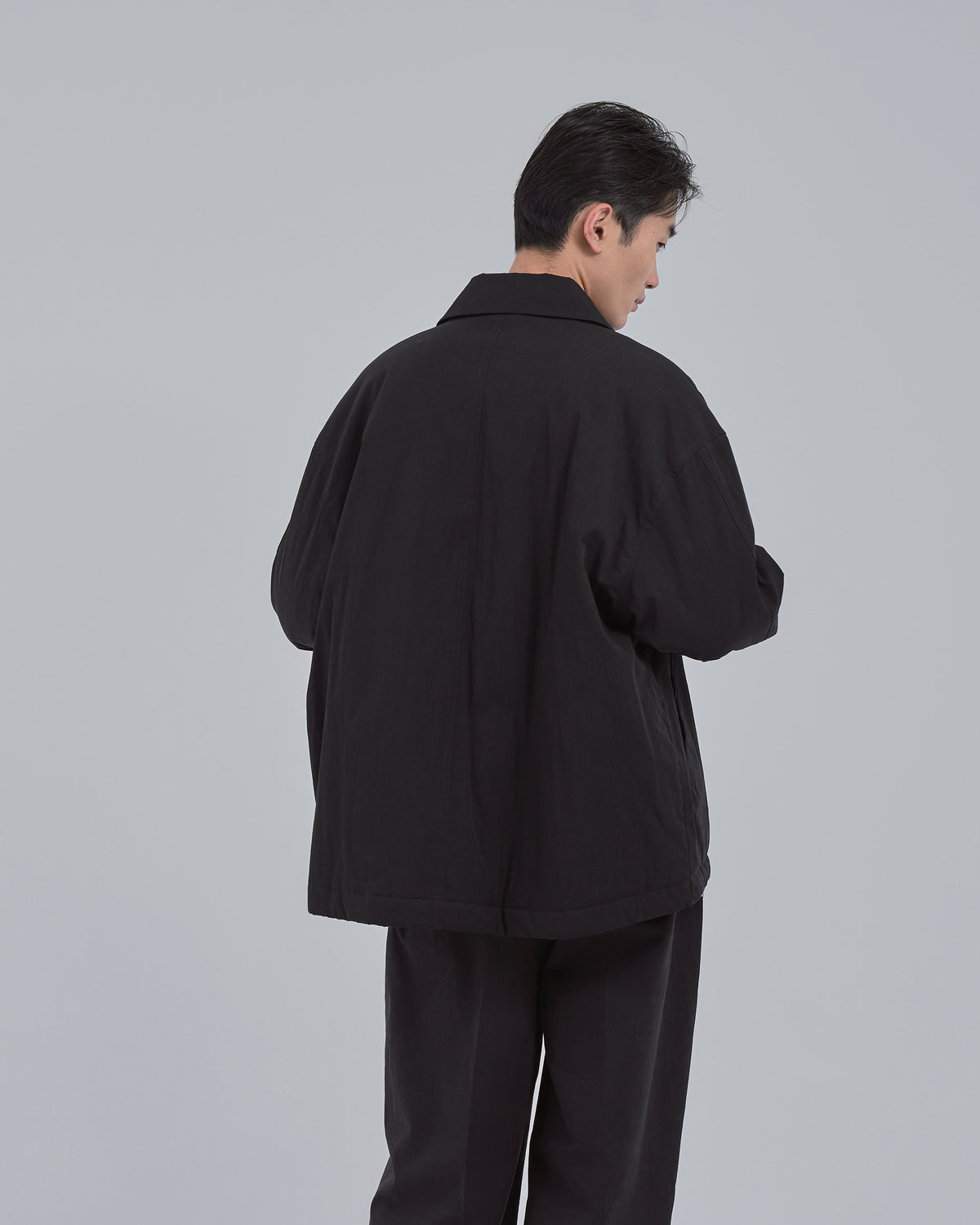 Padded CPO Jacket -black-