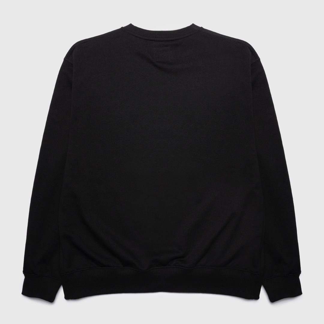 Crewneck Sweat Shirts -black-