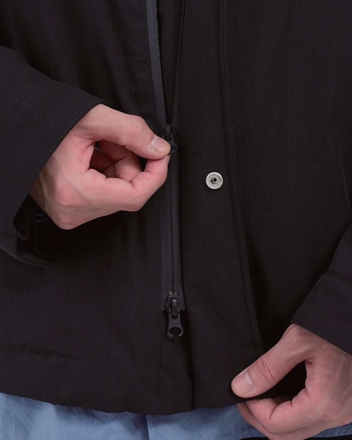 Padded CPO Jacket -black-