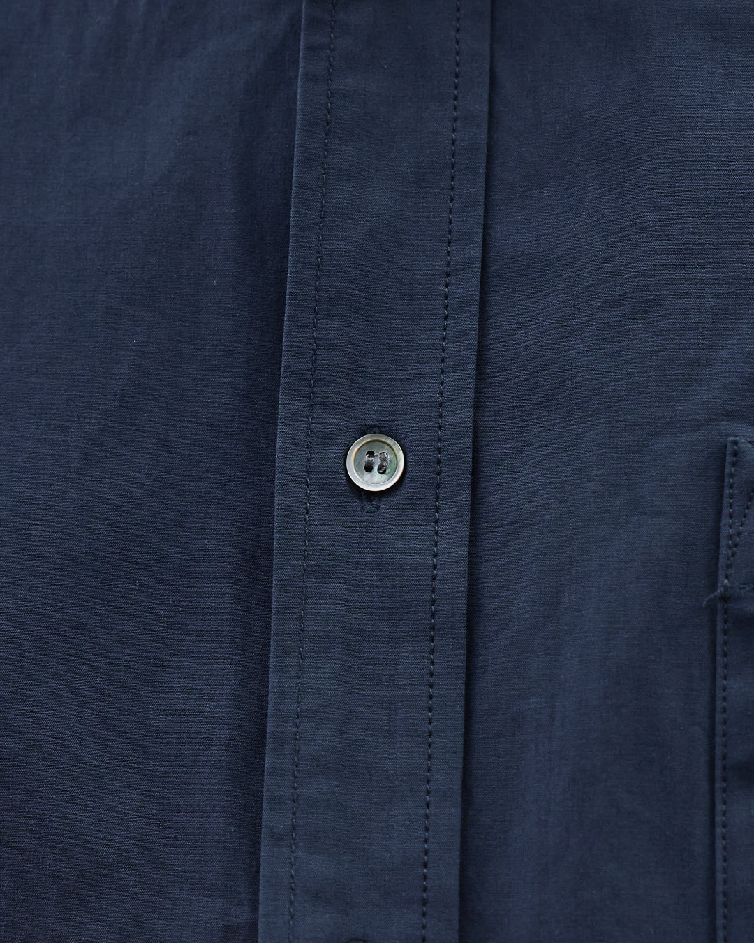Cotton Broadcloth Regular Collar L/S Shirts -navy-