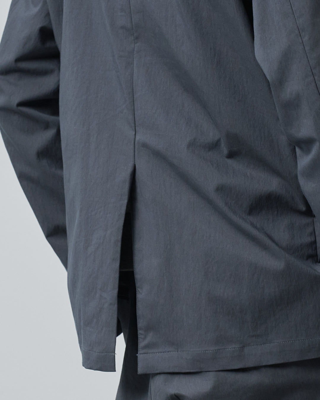 Cotton×Nylon Easy Tailored Jacket -charcoal-