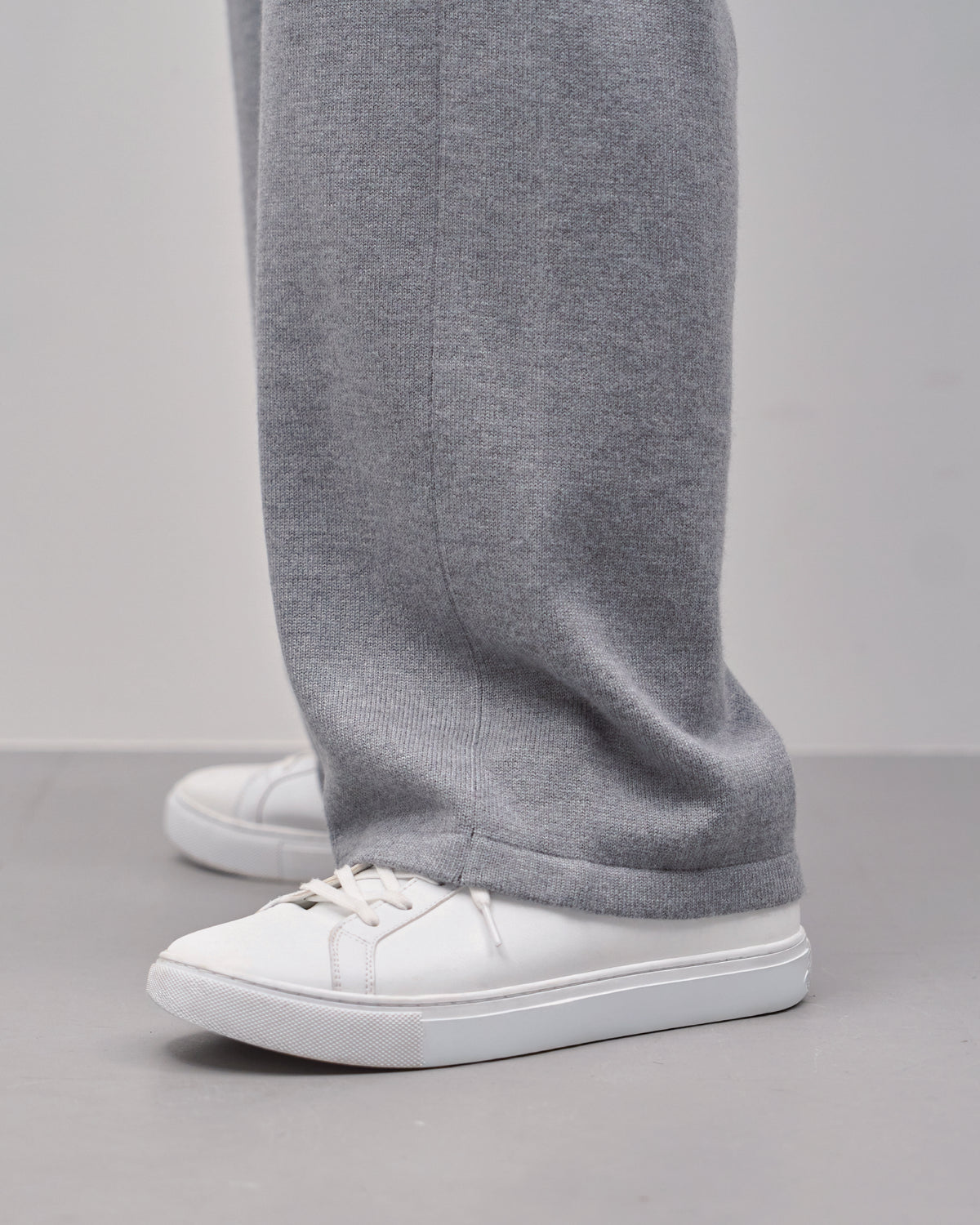 Knit Easy Pants -gray-(8)