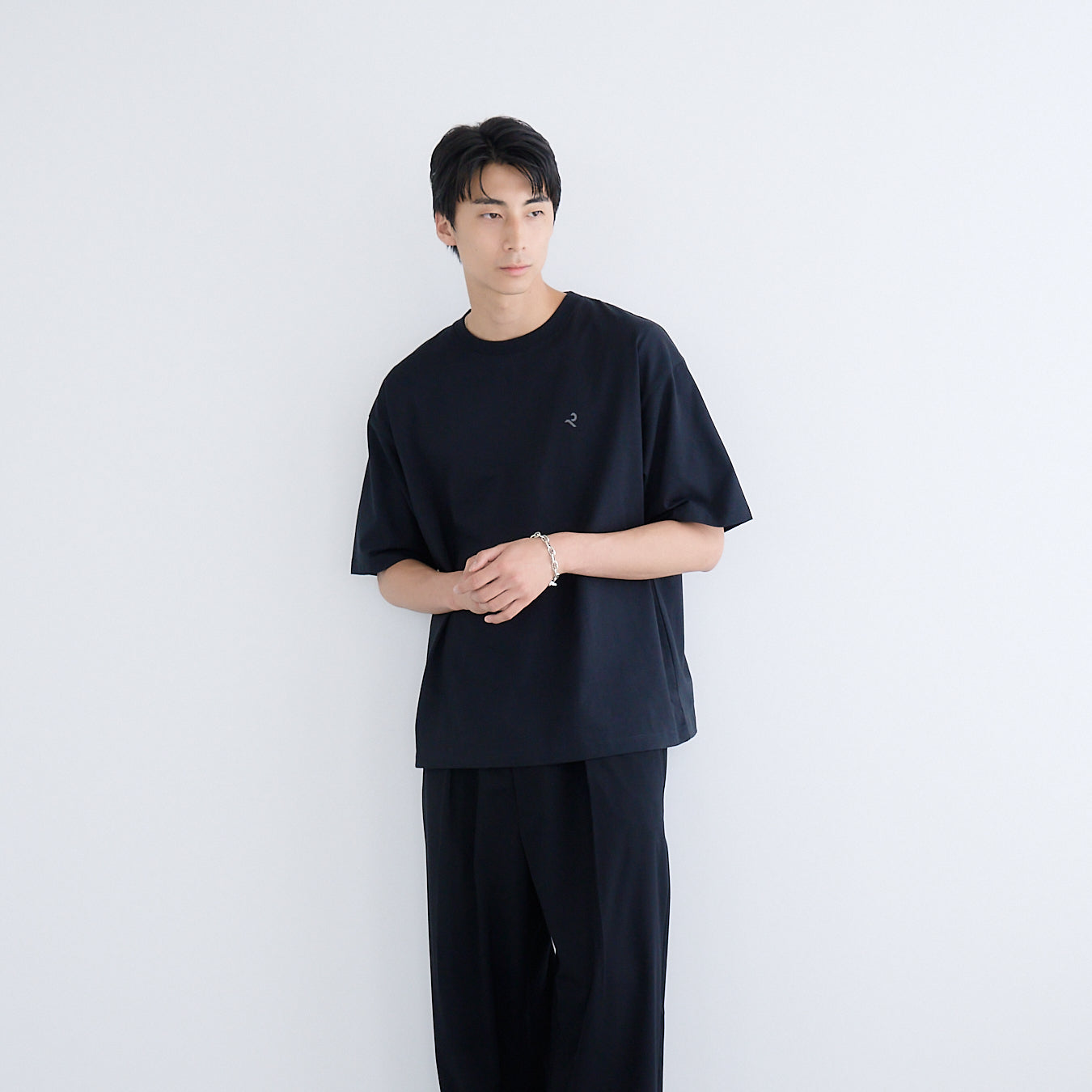 2Pack Crewneck Tee -black-