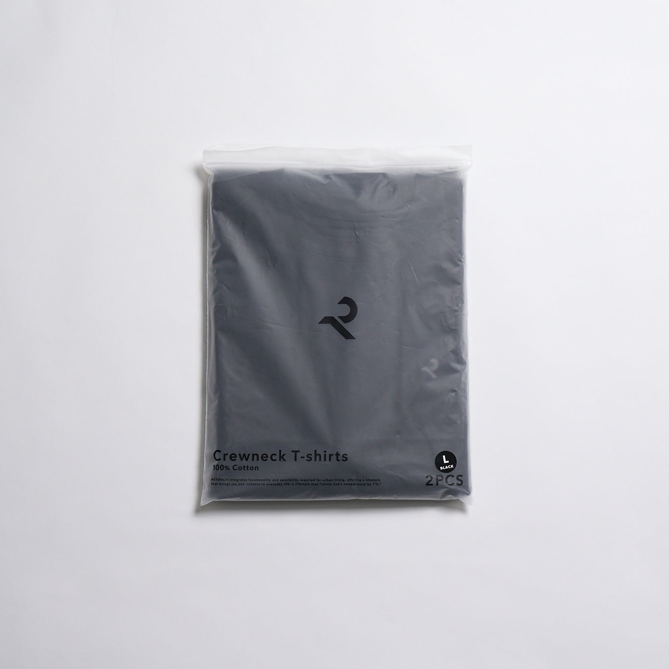 2Pack Crewneck Tee -black-