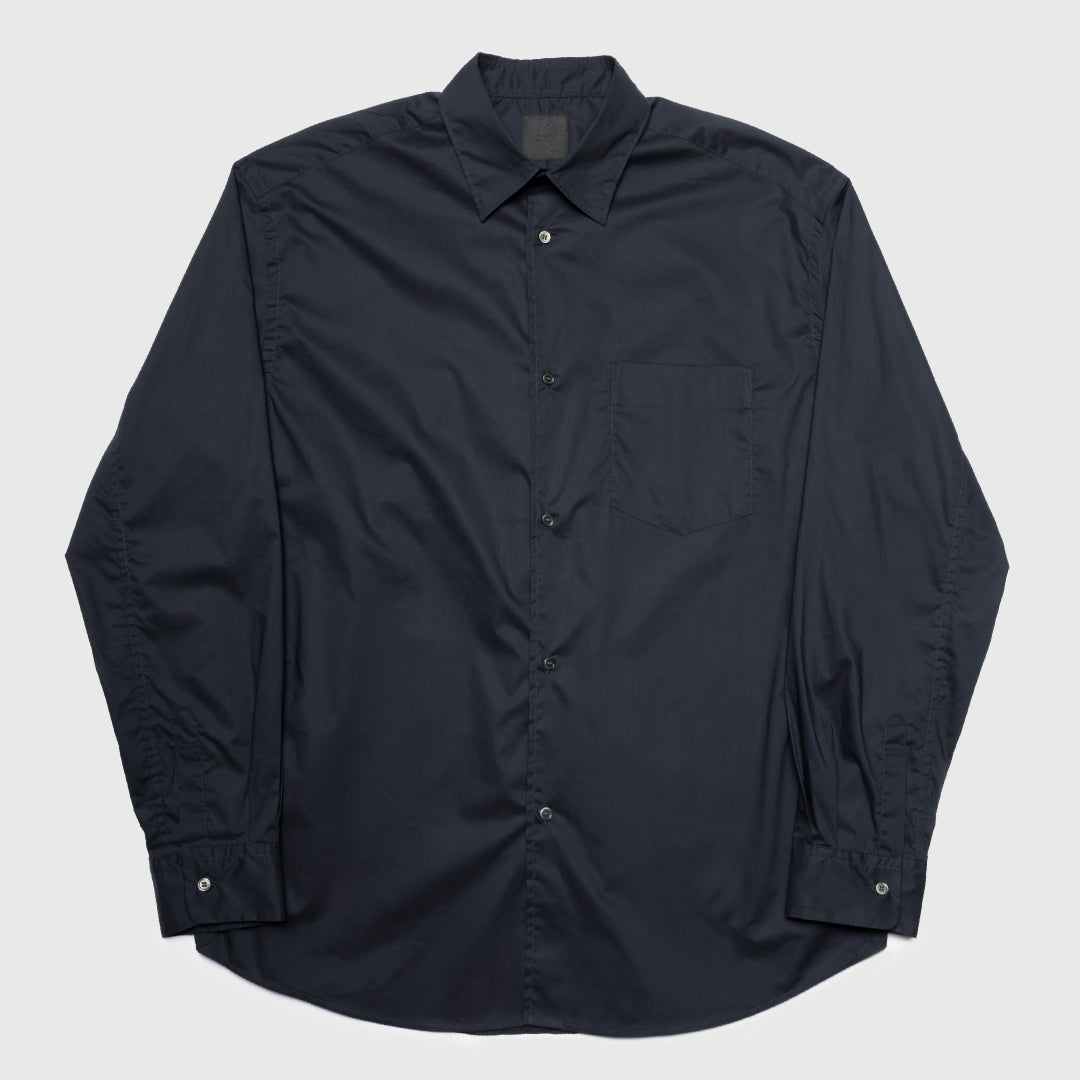 Relaxed Fit L/S Shirt -navy-