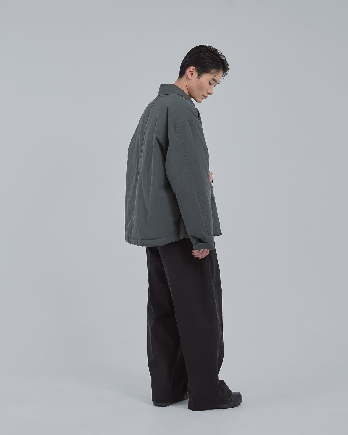 Padded CPO Jacket -charcoal-