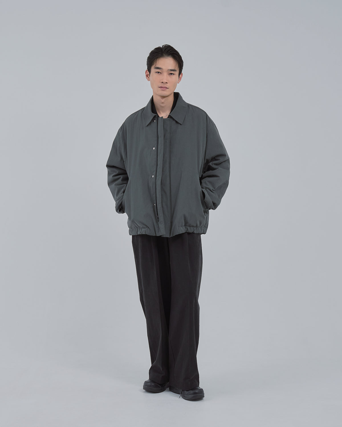 Padded CPO Jacket -charcoal-