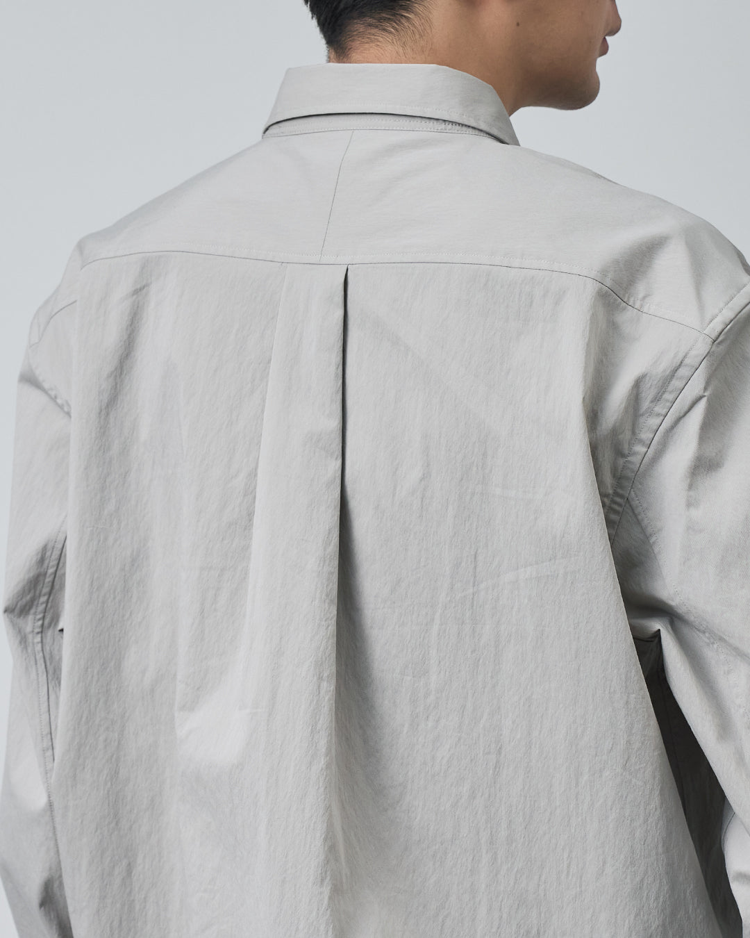 Cotton×Nylon Regular Collar L/S Shirts -greige-