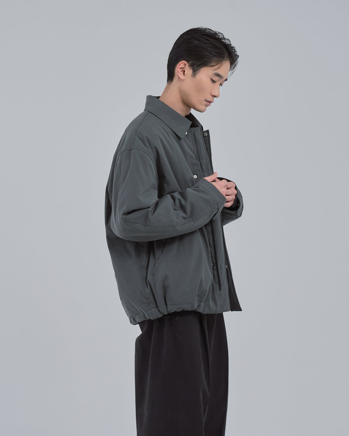 Padded CPO Jacket -charcoal-
