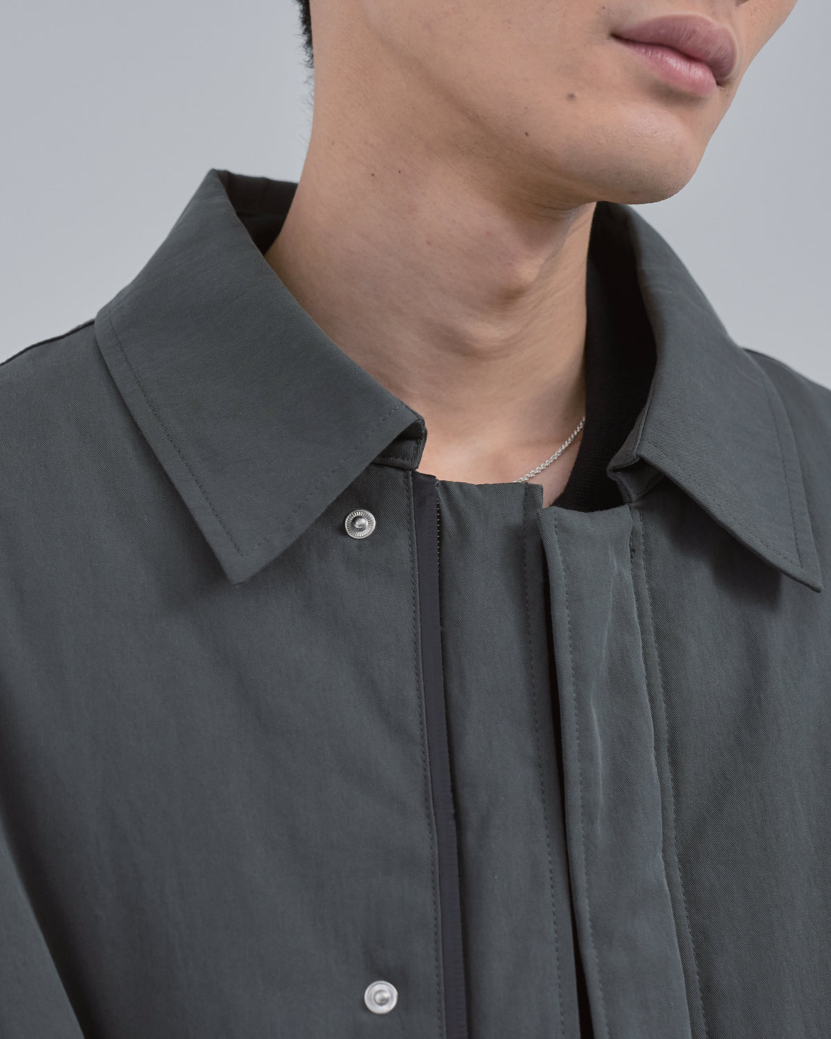 Padded CPO Jacket -charcoal-