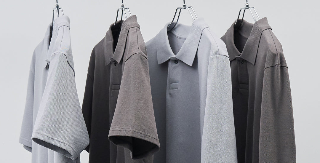 Soft Pique S/S Polo -charcoal gray (RETOUCH Exclusive)-