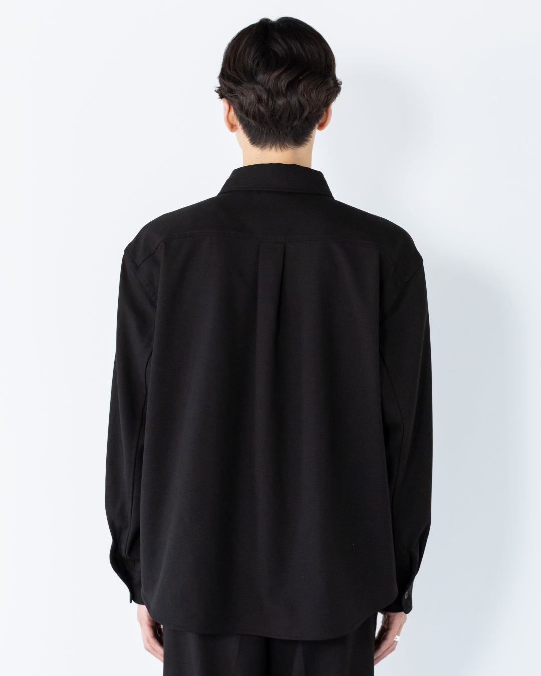 Wool Touch CPO Jacket -black-