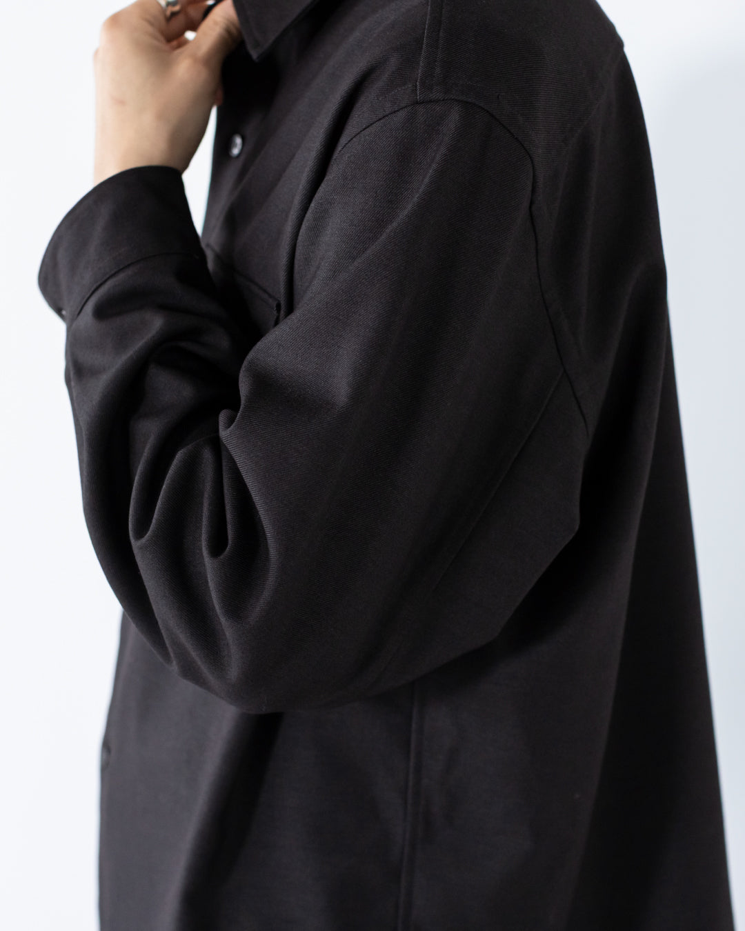 Wool Touch CPO Jacket -dark gray-