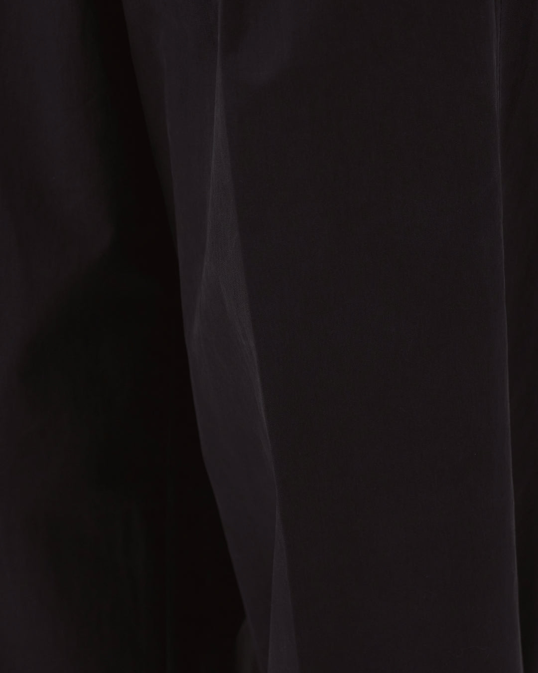 Cotton×Nylon Wide Pants -black-(11)