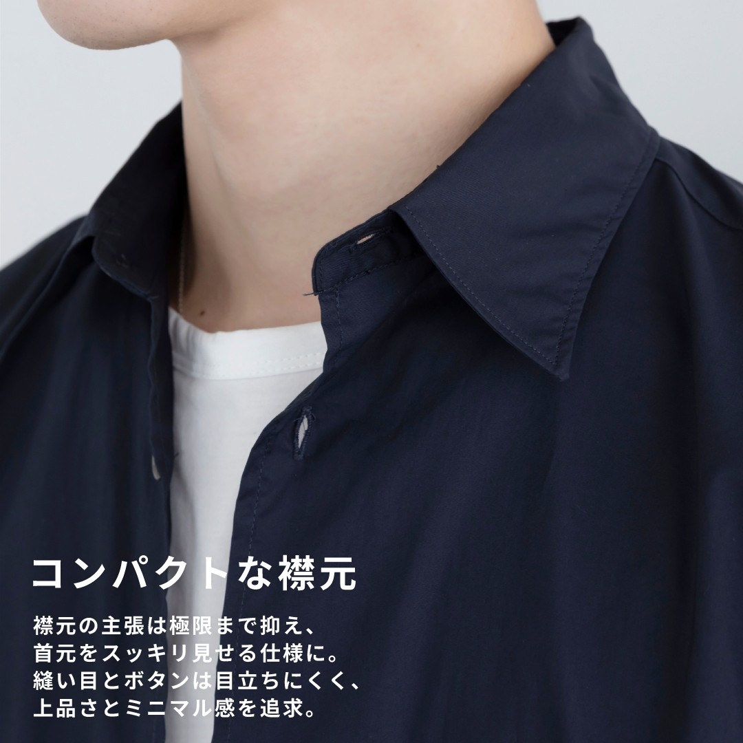 Relaxed Fit L/S Shirt -navy-