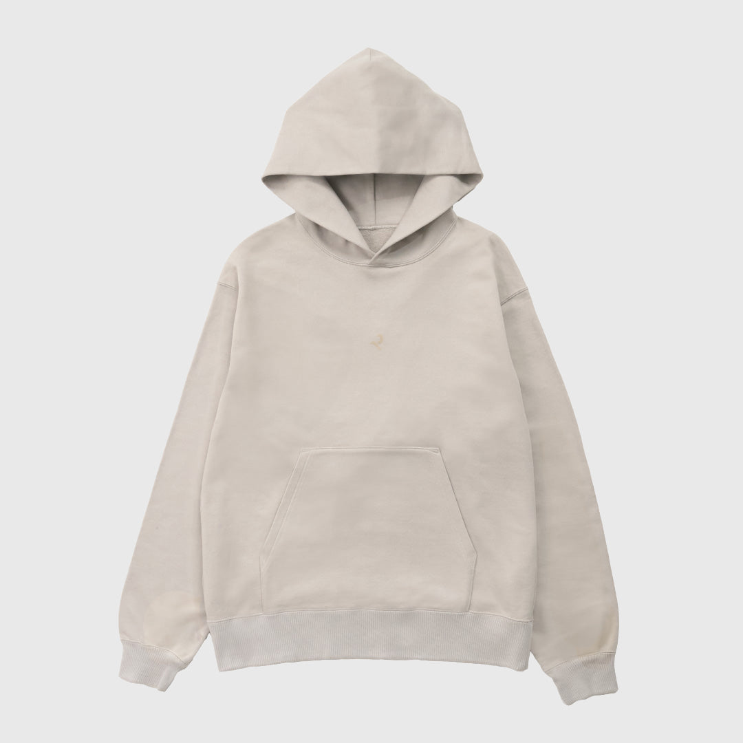 Logo Pullover Hoodie -greige-