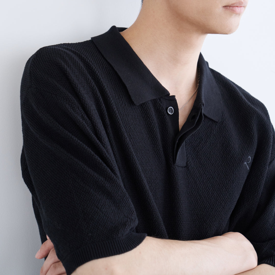 Knit Polo Shirt