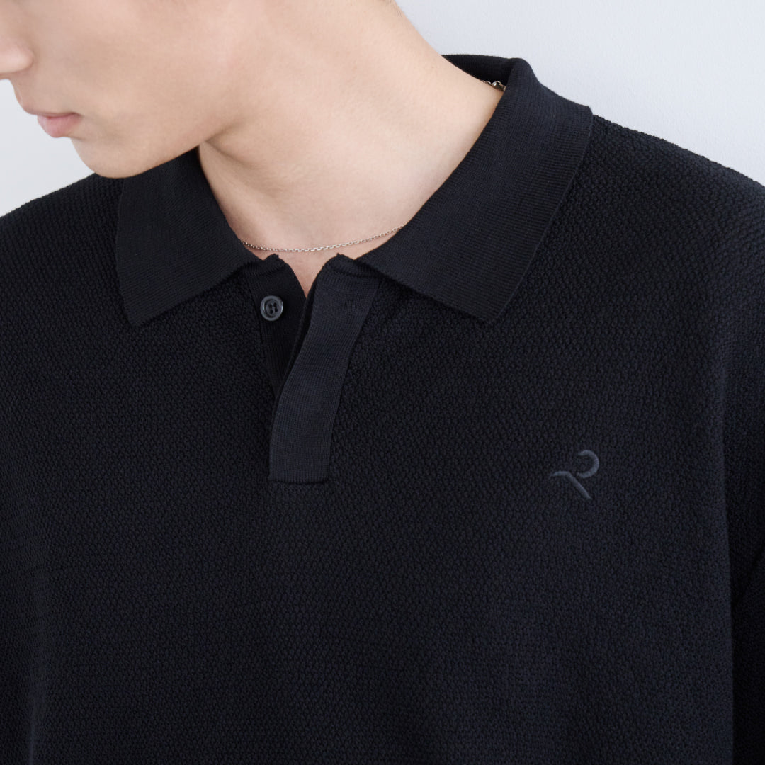 Knit Polo Shirt