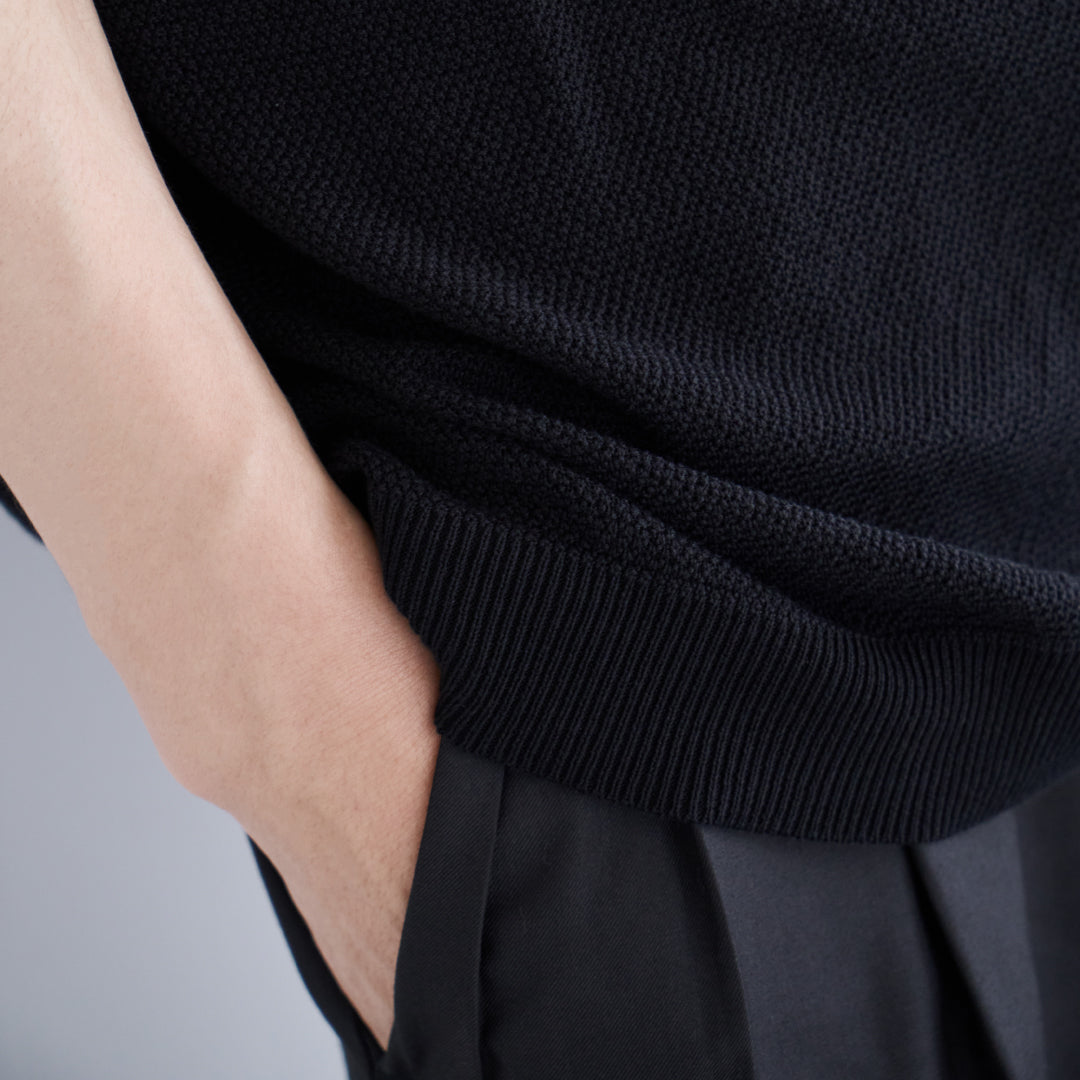 Knit Polo Shirt