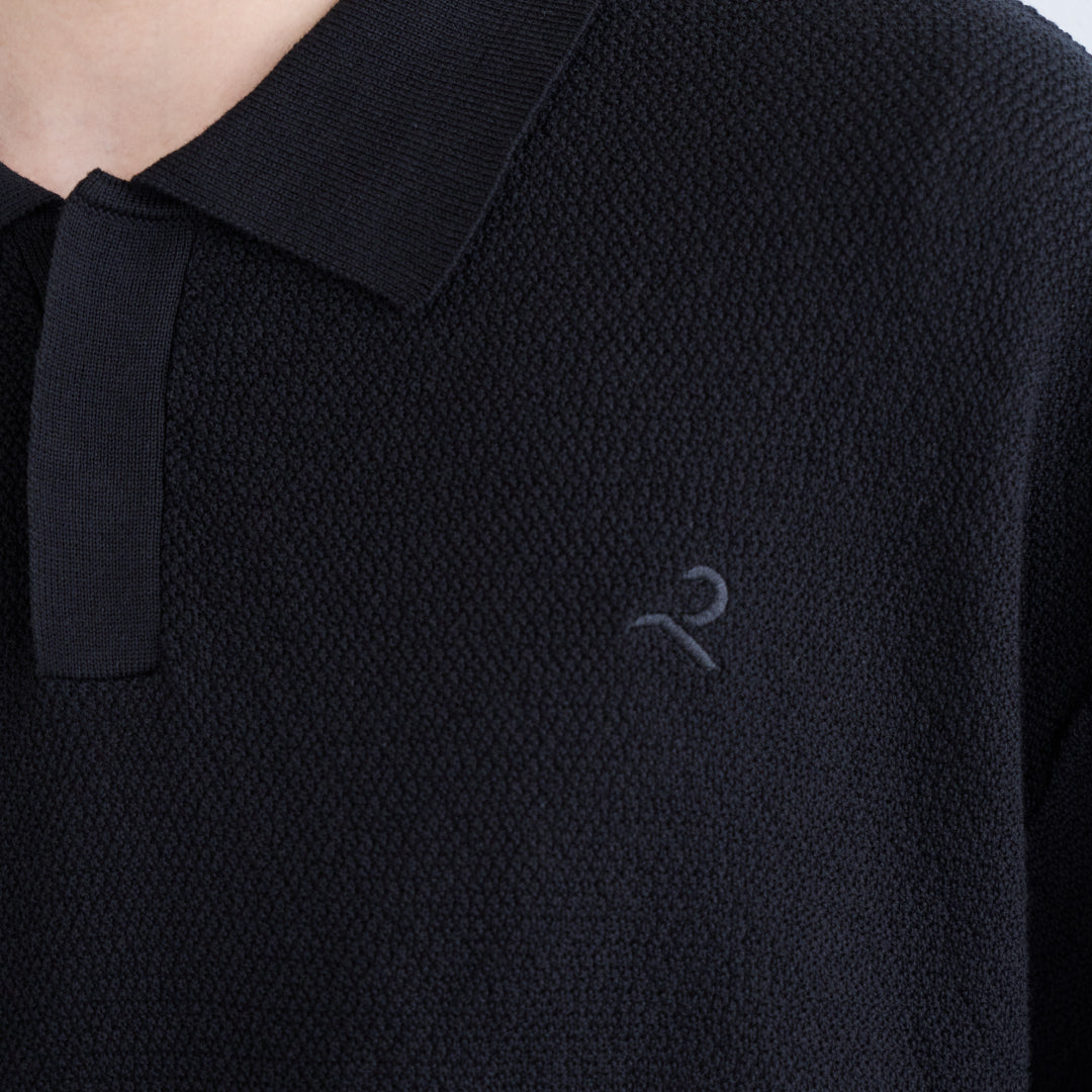 Knit Polo Shirt