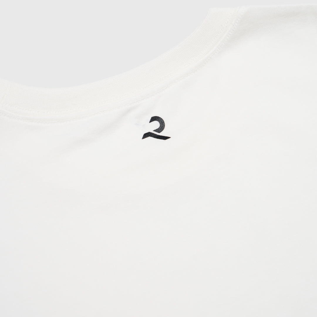 L/S Tee "WAVE" -white-