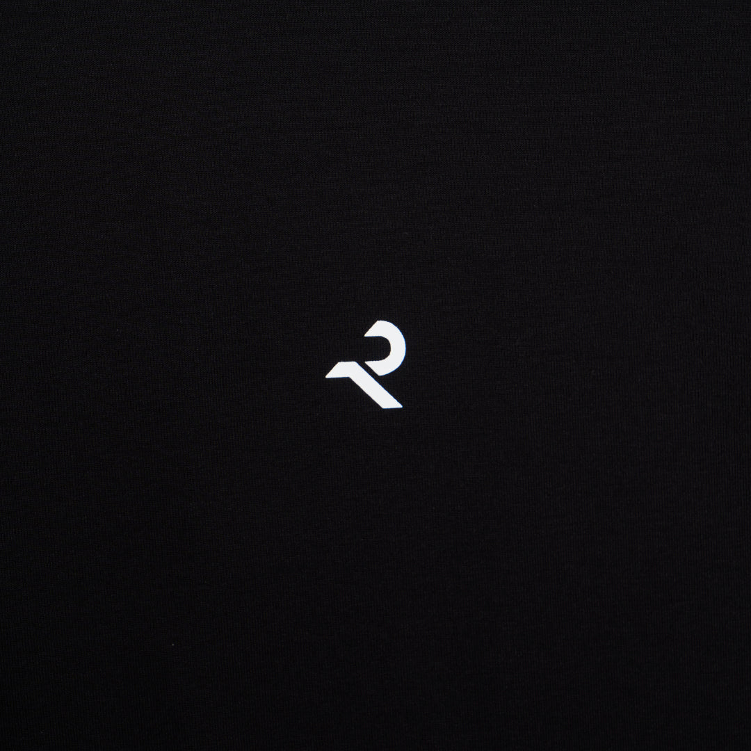 L/S Tee "WAVE" -black-
