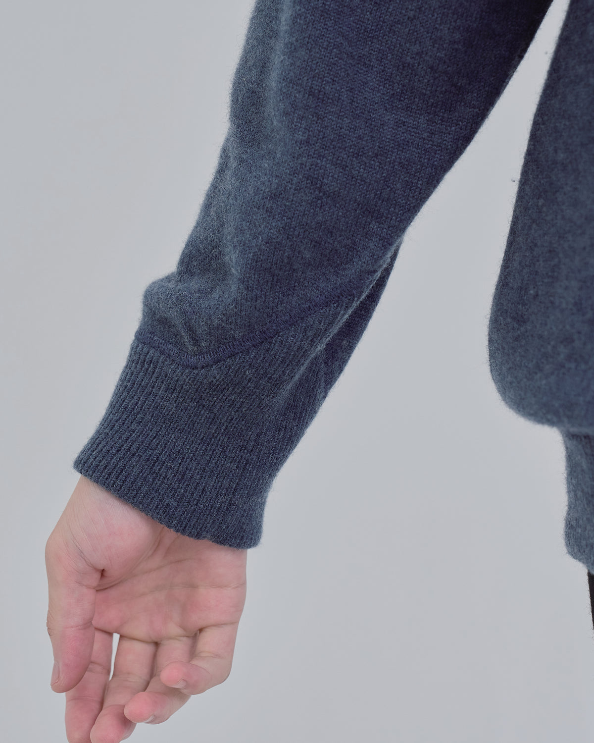 Sweat Touch Crew Neck Knit -blue-(6)