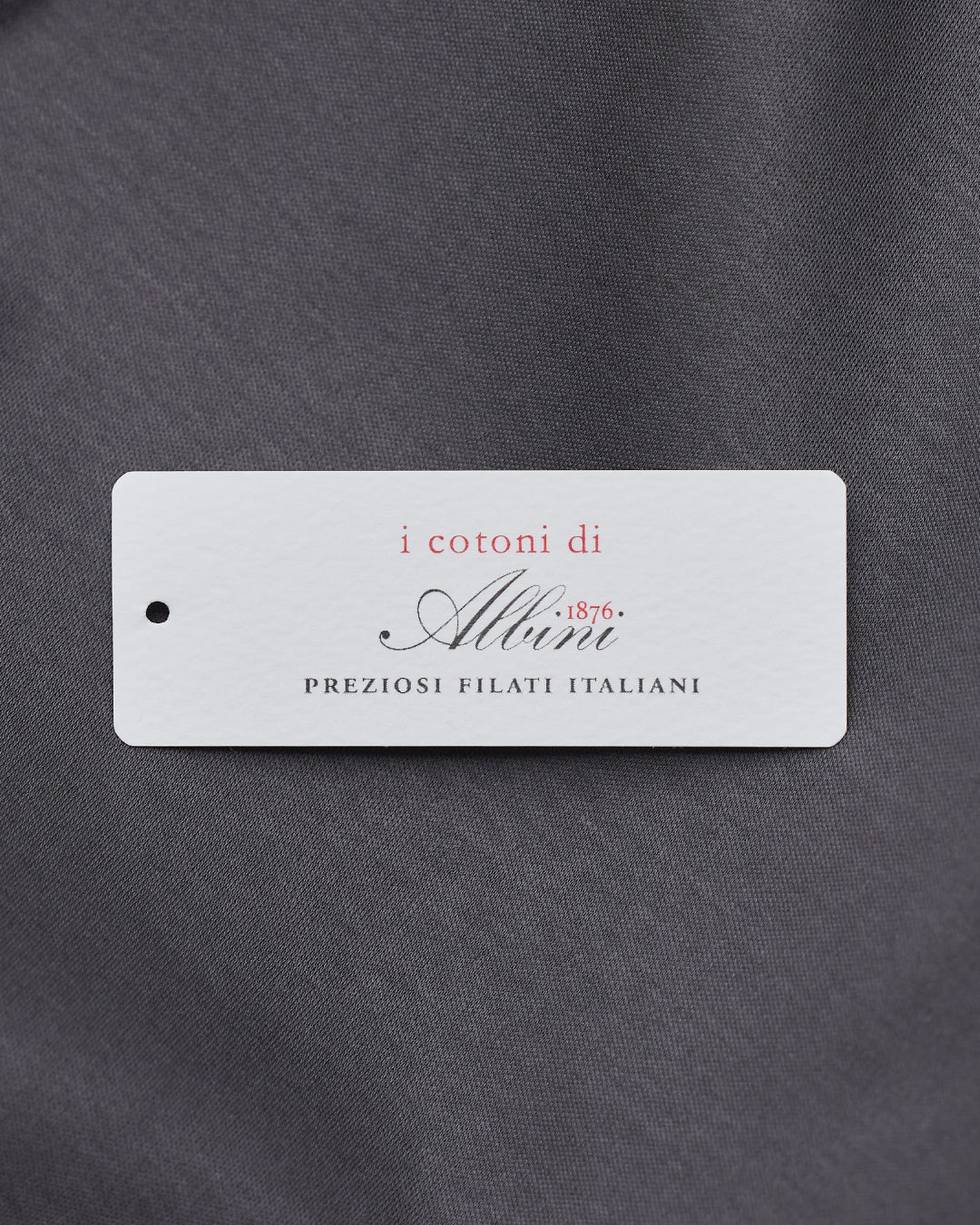 ARBINI Cotton L/S Tee -charcoal-