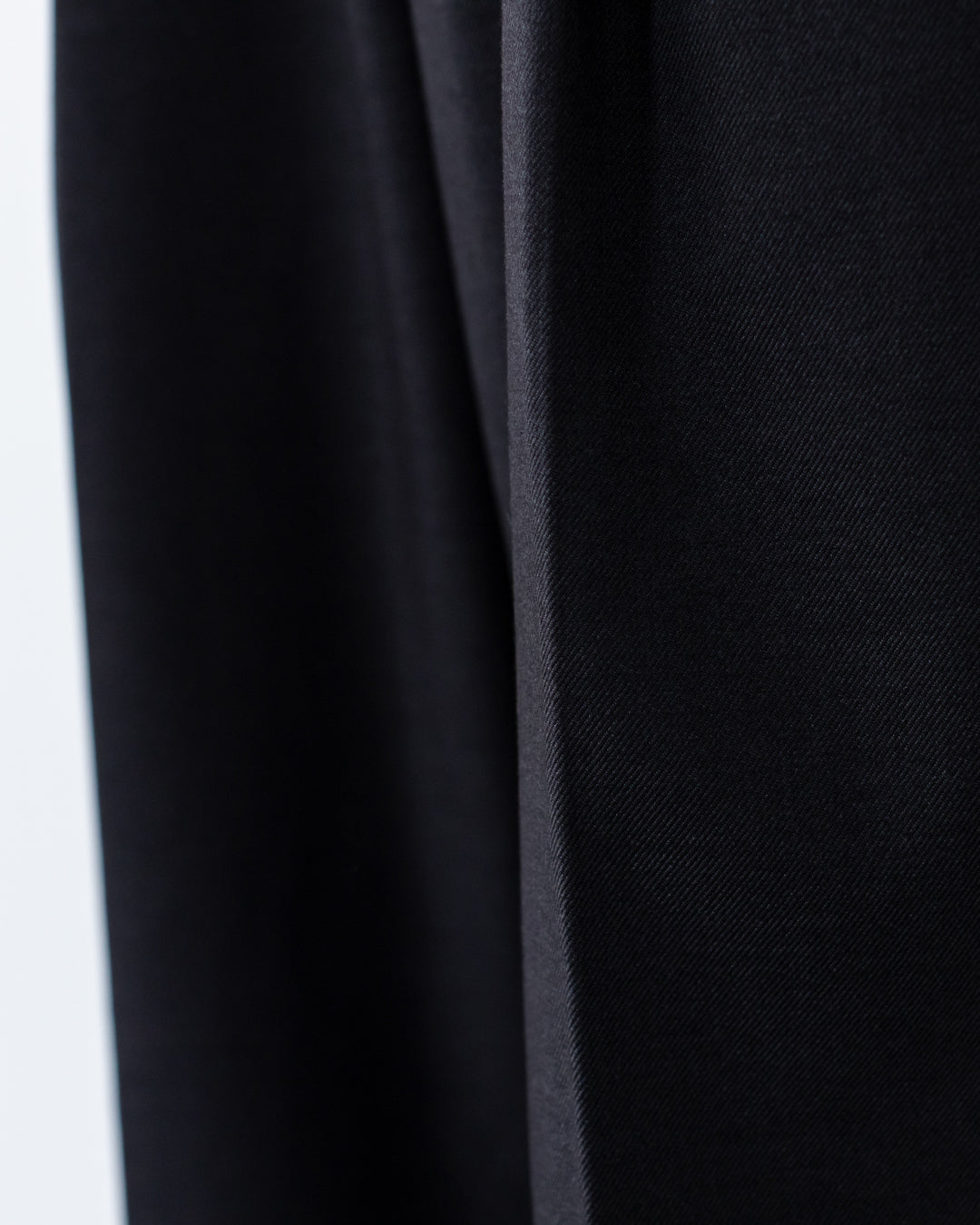 2Tuck Wide Wool Touch Slacks -dark gray-