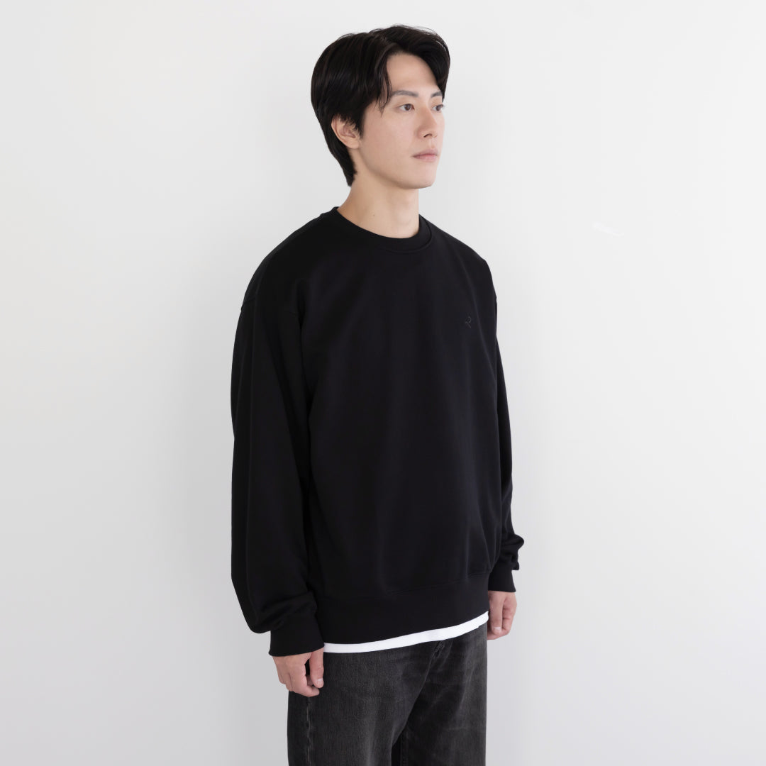 Crewneck Sweat Shirts -black-