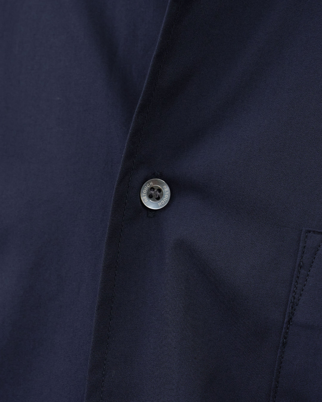 Relaxed Fit S/S Regular Collar Shirt -navy-