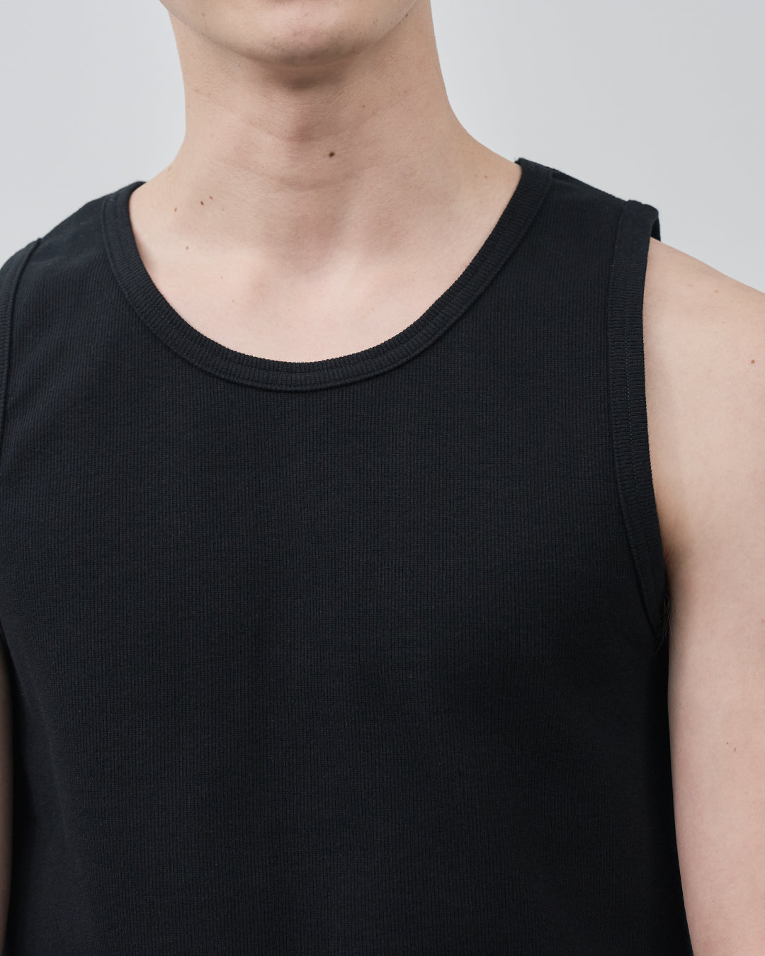 Pack Tank Top -white×black-