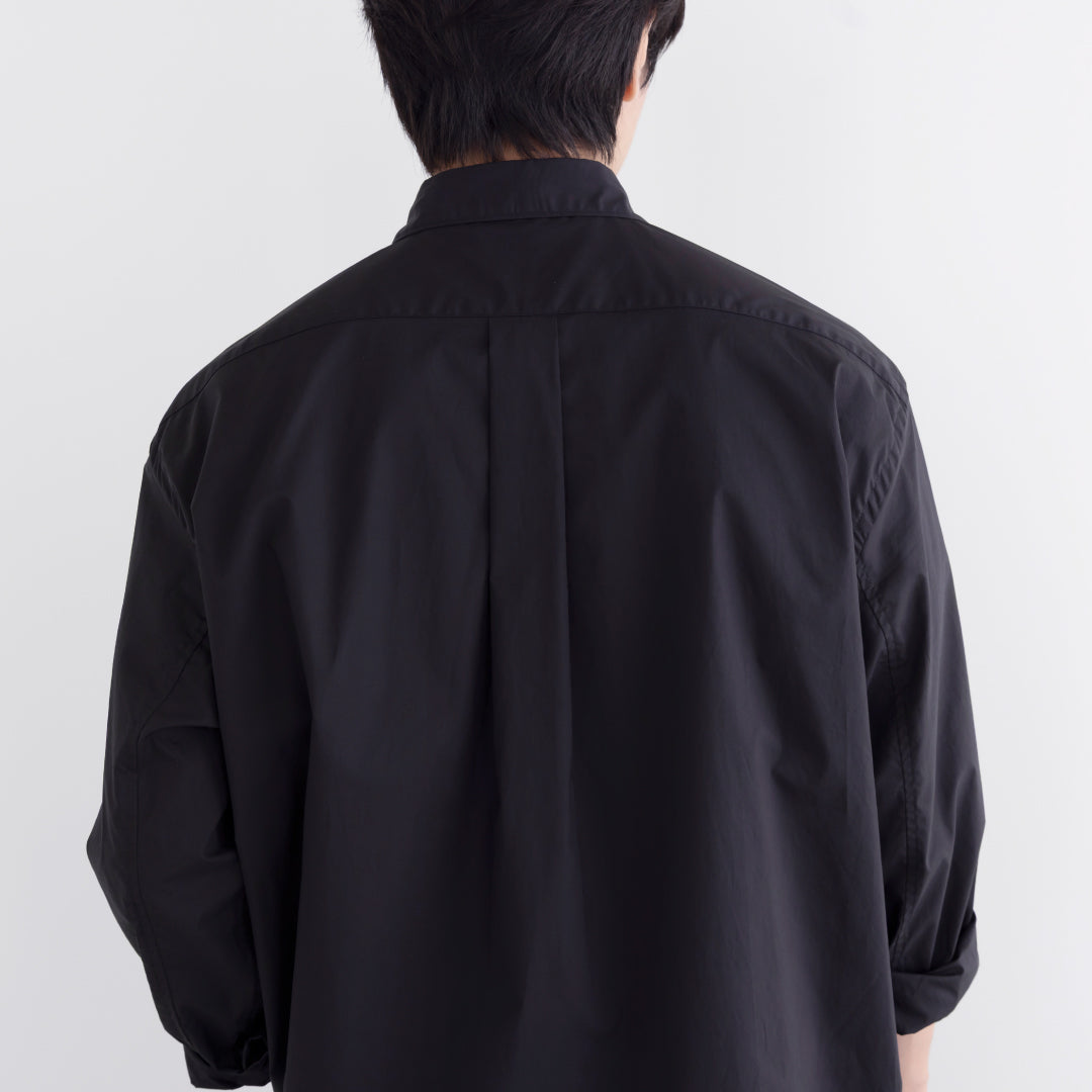 Relaxed Fit L/S Shirt -black-
