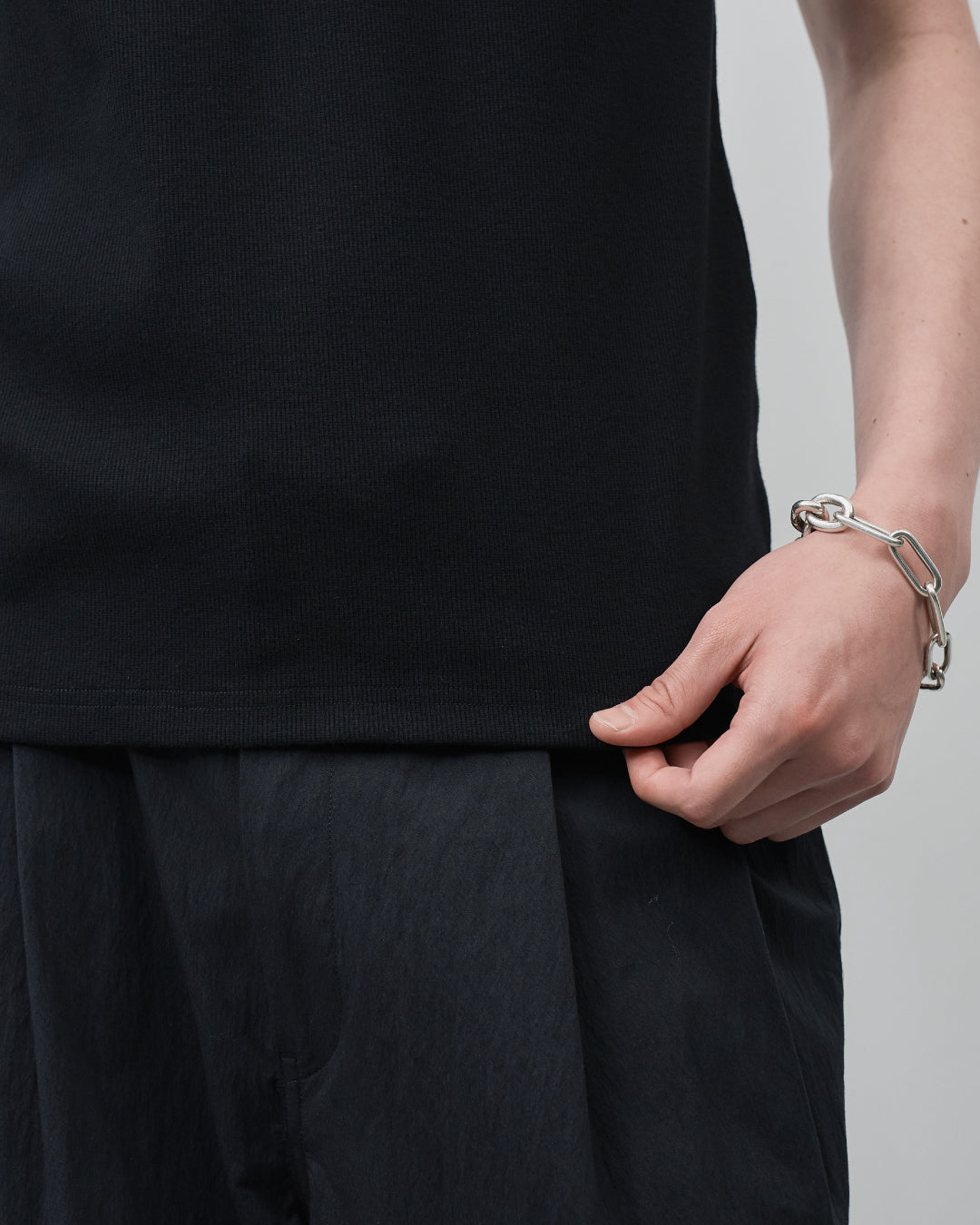 Pack Tank Top -white×black-