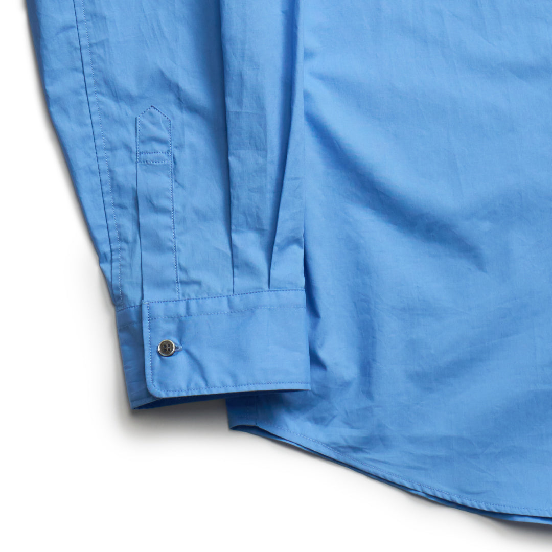 Relaxed Fit L/S Shirt -blue-