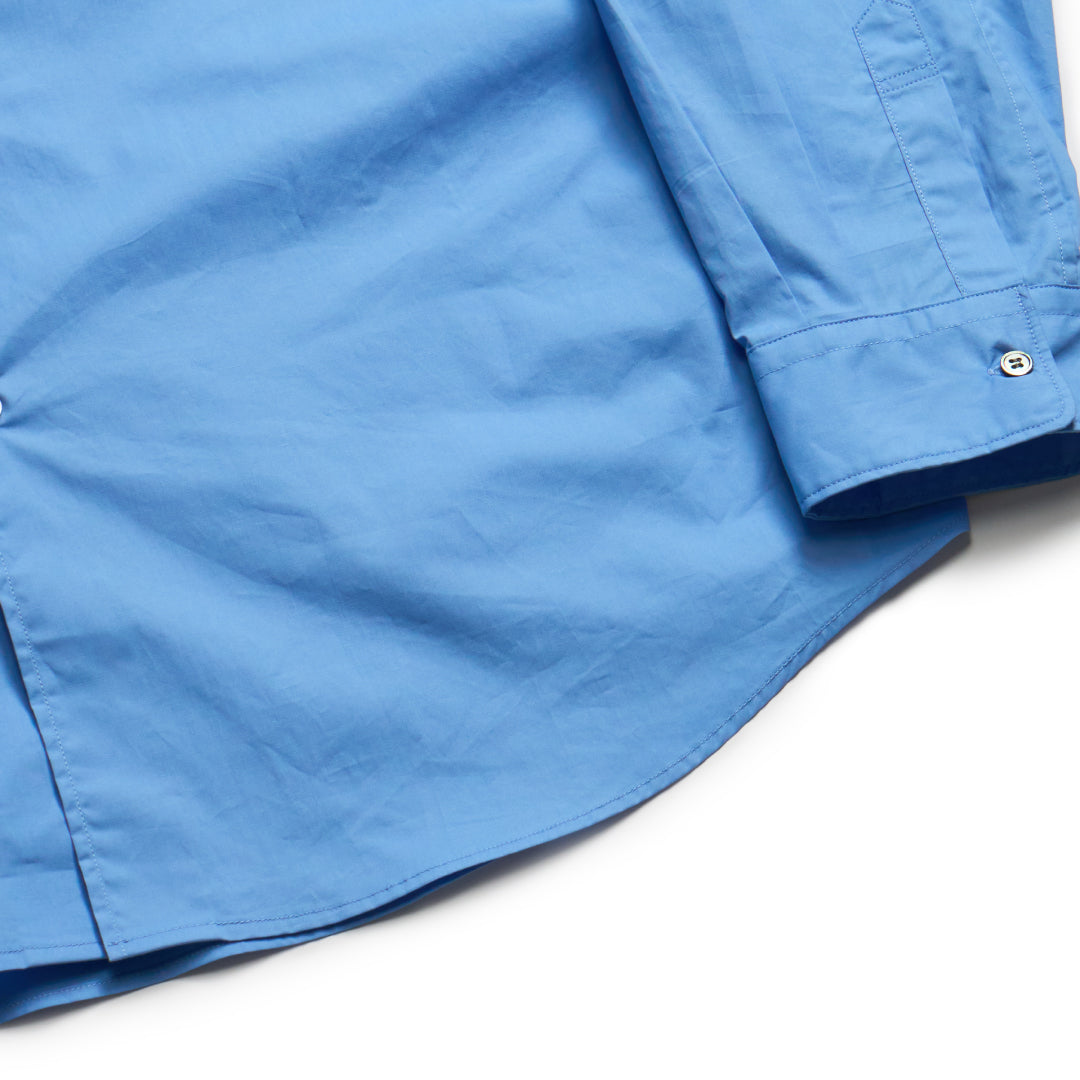 Relaxed Fit L/S Shirt -blue-