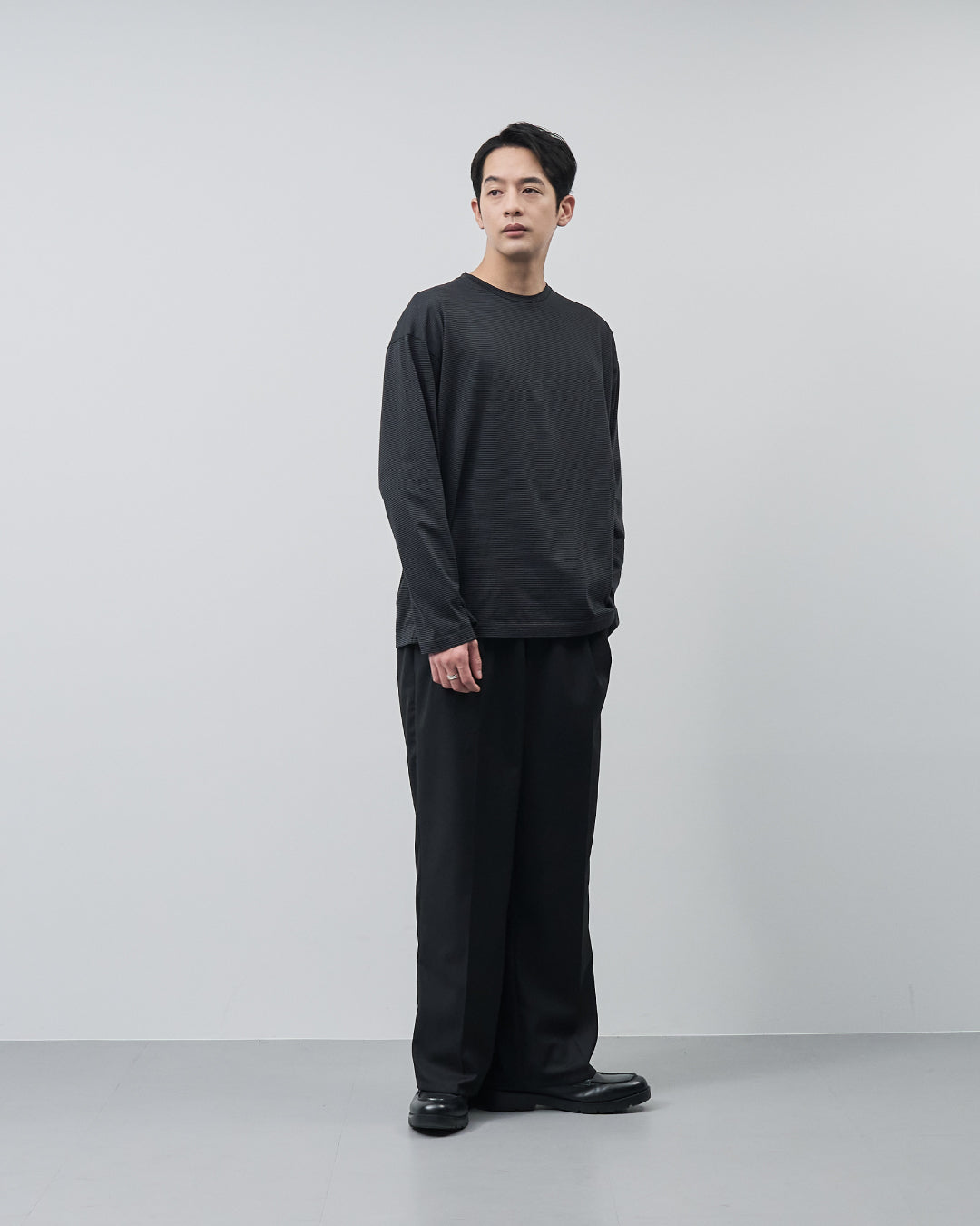 ARBINI Cotton L/S Tee -border-