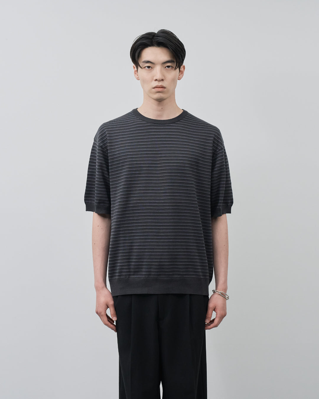 S/S Dry Knit Tee -border-