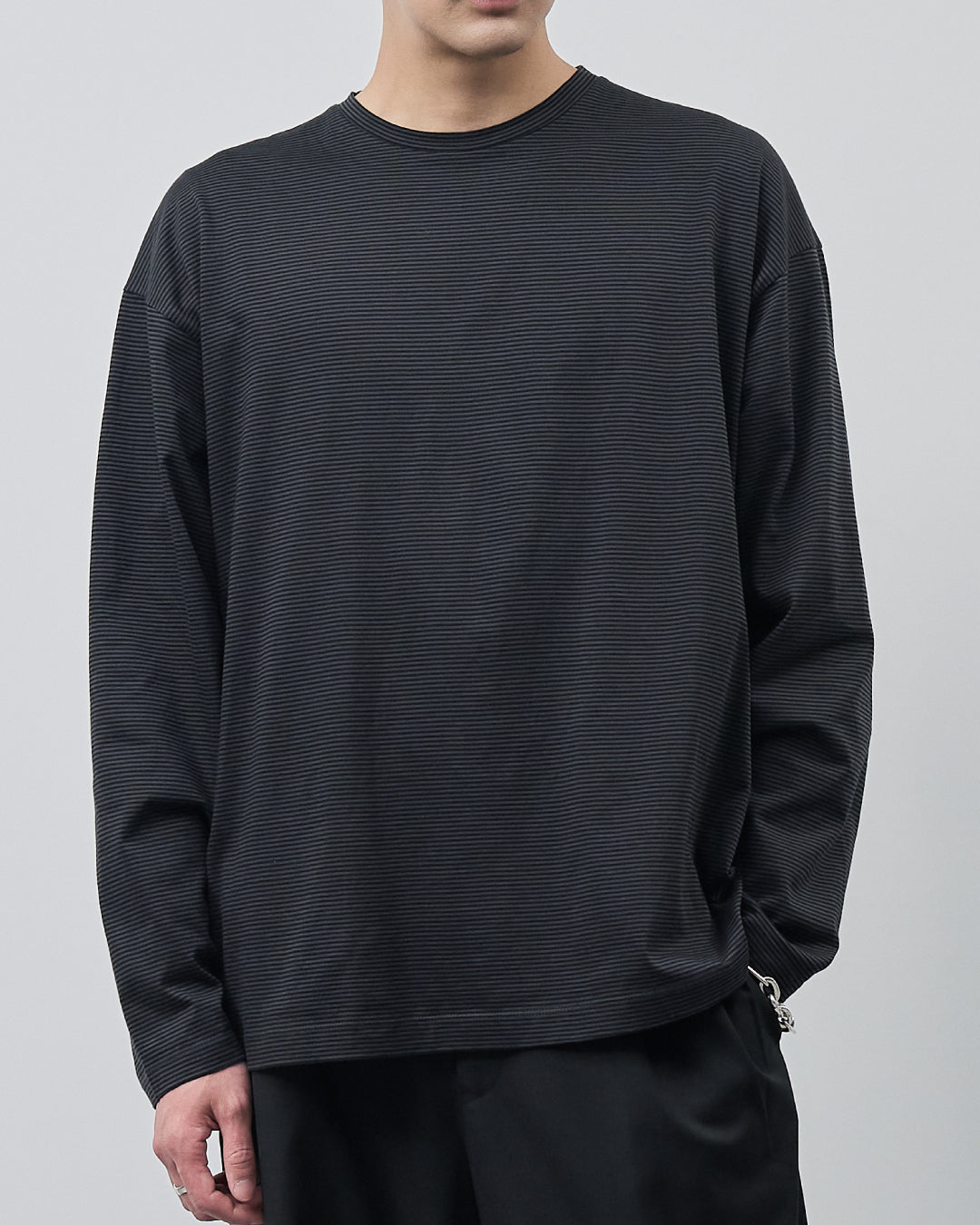 ARBINI Cotton L/S Tee -border-